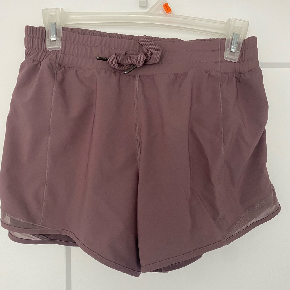 Amazon Women's Athletic Shorts in Dusty Purple